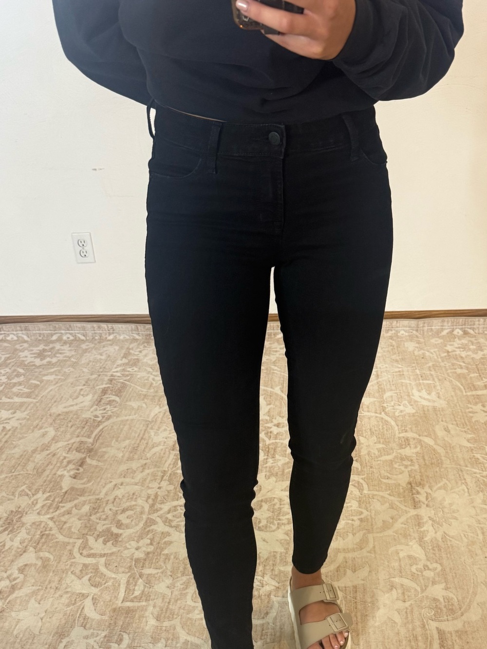 Old Navy Black Super Skinny Jeans